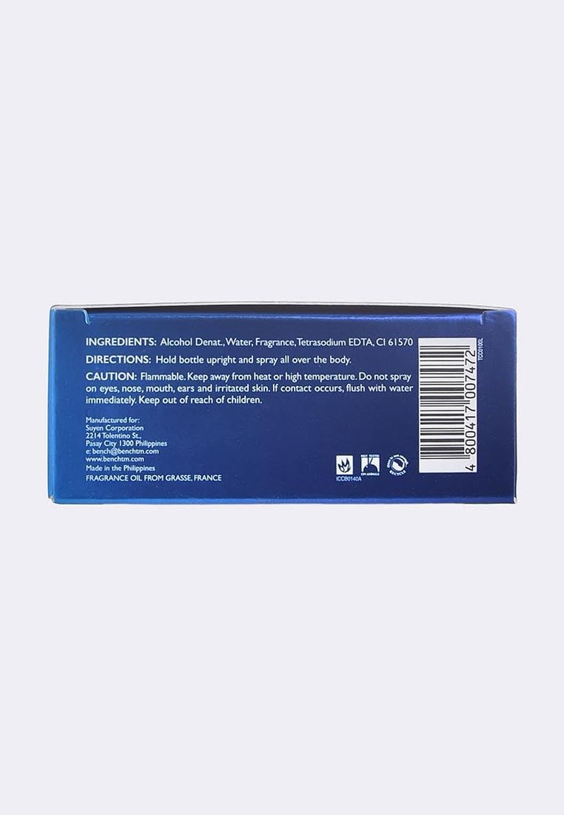 Bench Wired Eau De Cologne 100 ml