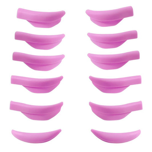 Lash lift Pad, Eyelash Perming Rod, Soft Lash Lamination Curler Shield Mega L Curl, 6 Size Lash Lifting Pads Fit All Eyes and Lashes, Lamination Roller Give Eyelashes Super Curl Never Pops Off Eyes -100 Applications Perming Guards Rods Roller (Mega L Pads