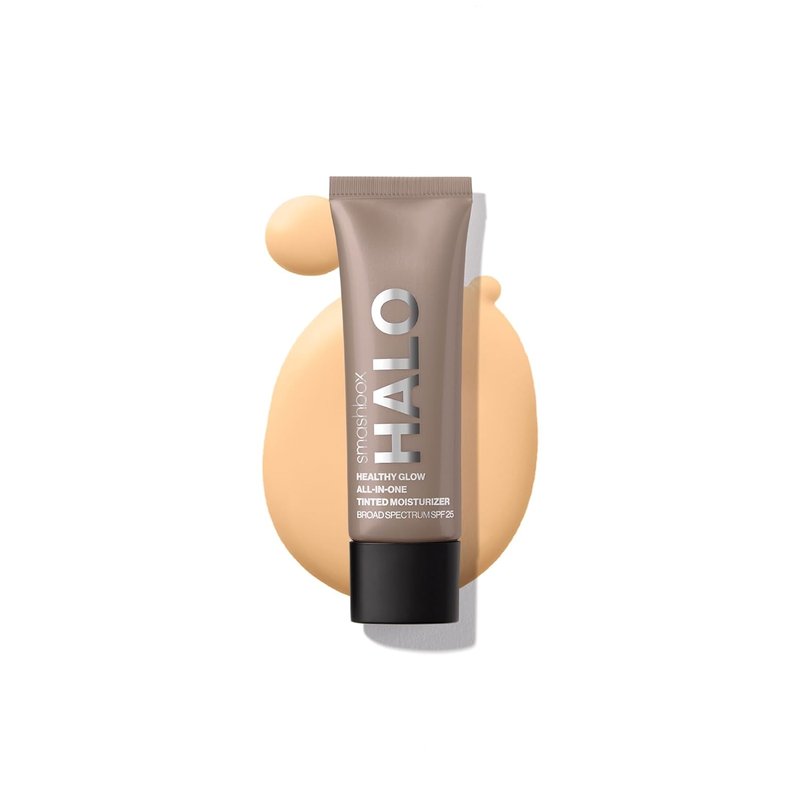 Smashbox Halo Healthy Glow Tinted Moisturizer SPF 25 - 24-Hour Hydrating Coverage with Hyaluronic Acid & Niacinamide