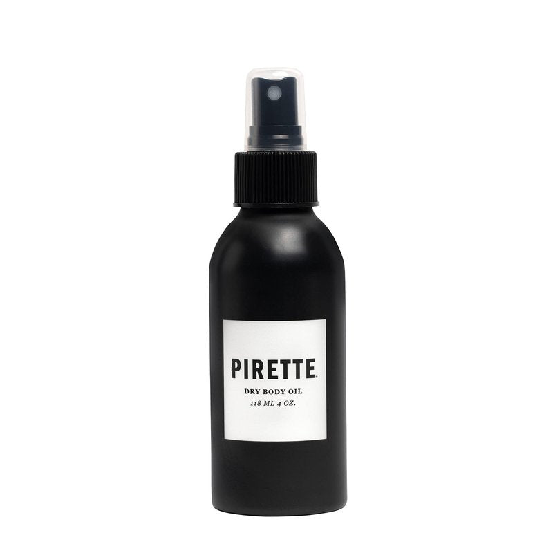 PIRETTE Dry Body Oil Spray for Hair & Body, Hydrating After Shower Oil Mist with Fractionated Coconut Oil & Vitamin E, Lightweight & Non Greasy Moisturizer for Smooth Glowing Skin, 4 fl oz