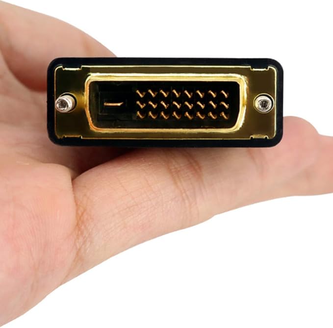 Anbear Bi-Directional HDMI Female to DVI-D(24+1) Male Adapter, 1080P DVI to HDMI Conveter (10, Black)