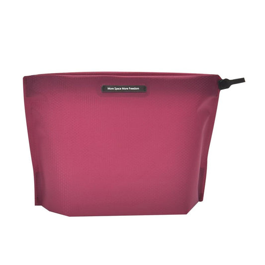 Bee Nesting Waterproof Toiletry Bag, Lightweight Makeup Pouch, Hanging Travel Pouch, Large Capacity Toiletry Case for Business Trips, Travel, and Hot Springs (Wine Red)
