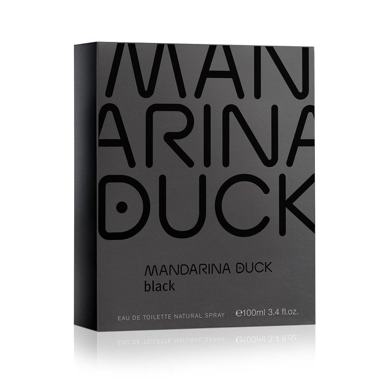 Mandarina Duck Black Eau De Toilette Spray for Men, 3.4 Ounce