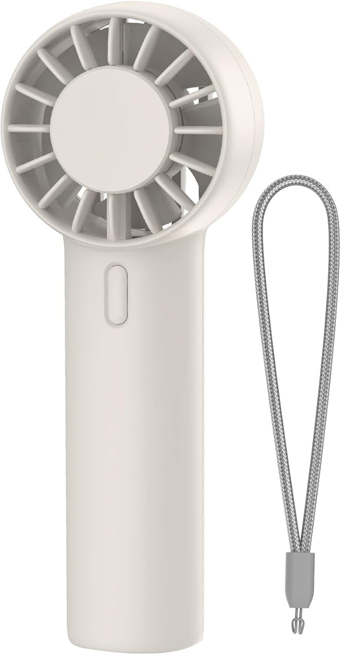 Mizong Mini Portable Fan, USB Rechargeable Handheld Fan with 3 Speed Wind, Pocket Personal Cooling Fan for Desktop Travel Outdoor Vacation Concert Makeup Use