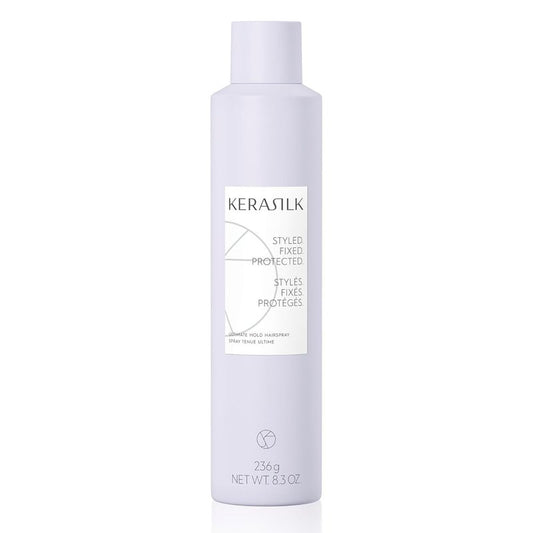 Kerasilk Ultimate Hold Hairspray - Ultra-Strong Hold & Shine, Vegan, 300 ml