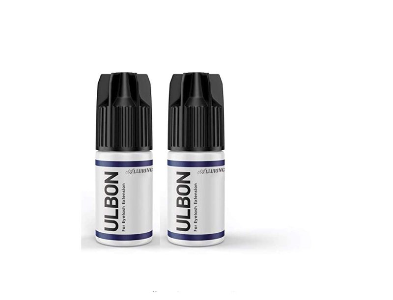 Alluring Ulbon Eyelash Extension Glue - Strong, Long-Lasting Adhesive | 5ml (Qty: 2)