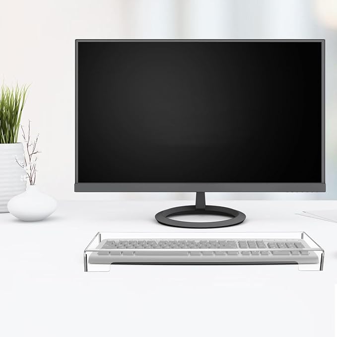 Gadpiparty Keyboard Cover Protector Clear Dust Resistant Keyboard Cover 18.70X6.10X1.96In Waterproof Dust for Home Office Mechanical Desktop Keyboards