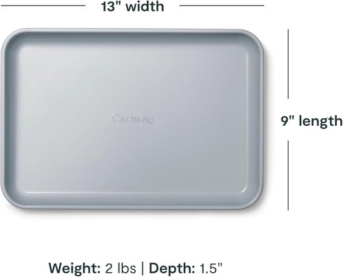 Caraway Nonstick Ceramic Baking Sheet - Non-Toxic, PTFE & PFOA Free | 9x13” Mini Sheet Pan in Perracotta