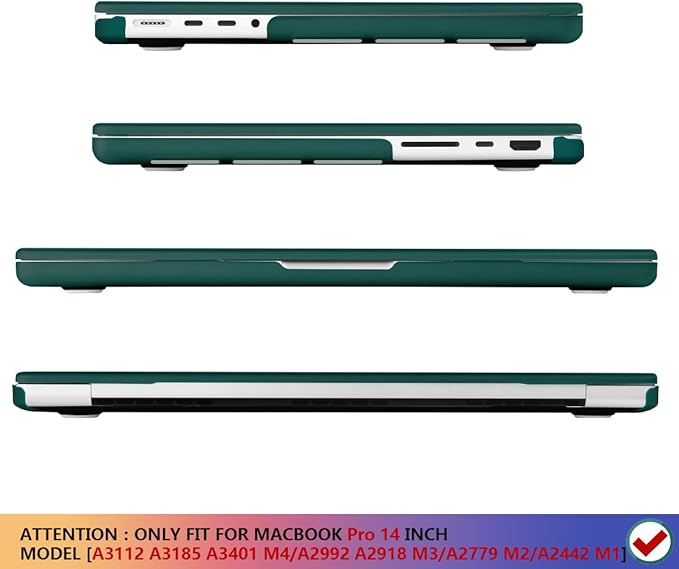 CISSOOK Compatible with MacBook Pro 14 inch 2026-2021 Release M5 M4 M3 M2 M1 Chip A3112 A3185 A3401 A2918 A2992 A2779 A2442 Model, Hard Shell Case with Keyboard Cover&Screen Protector, Elegant Floral