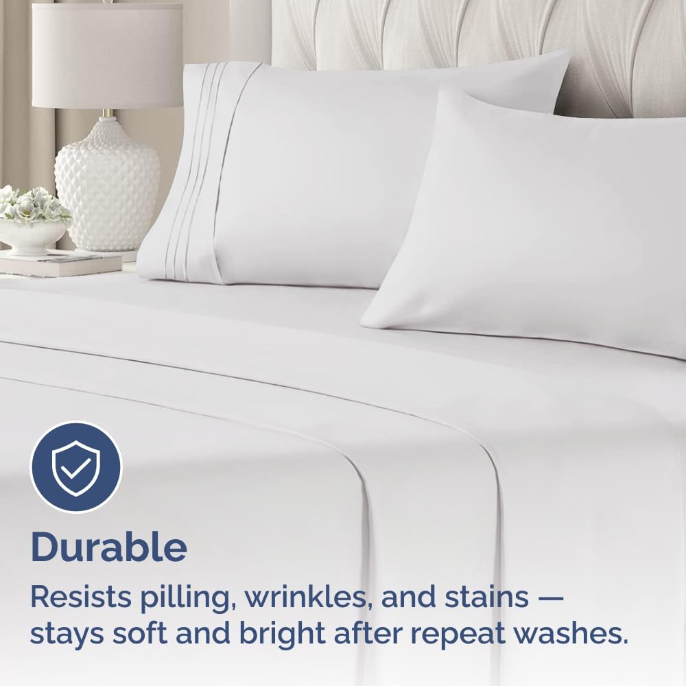 Queen Pillow Cases by [Brand Name] - Ultra Soft Hotel Quality Covers | Comfy, Wrinkle-Free, Fade Resistant - 2 Piece Set in French Grey