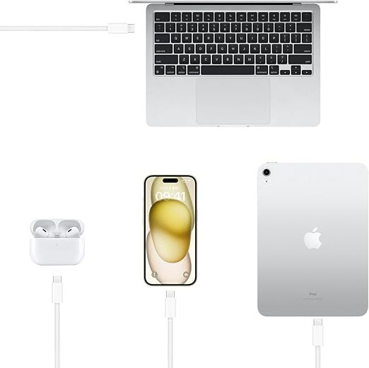 6FT iPhone 17/16/15 USB C to USB C Cable for iPhone 17E/16E,17Air, 17 16 15 Pro Max, 15/16 Plus Woven Cable, AirPods 4/ AirPods Pro (2nd/3rd Gen), iPad 10th Gen iPad Pro iPad Air 5th 4th Charger Cable