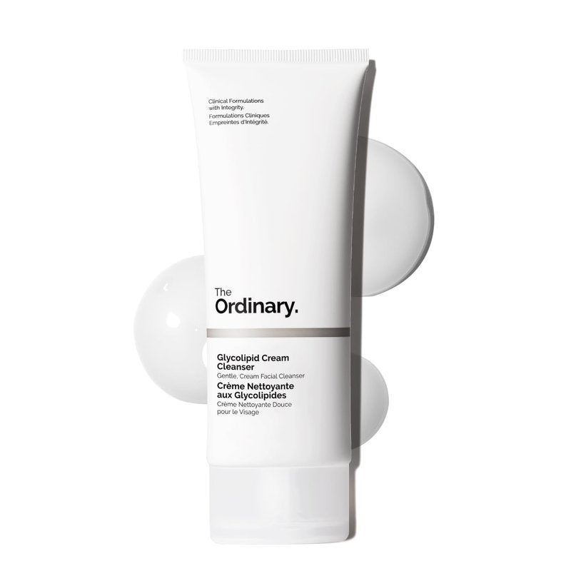 The Ordinary Glycolipid Cream Cleanser, Gentle Makeup Removal with Plant-Derived Glycolipid Agents, 5.1 Fl Oz