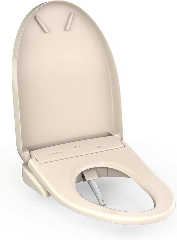 TOTOÂ® WASHLETÂ® S7A Electronic Bidet Toilet Seat with EWATER+Â® Bowl and Wand Cleaning and Auto Open and Close Classic Lid, Elongated, Sedona Beige - SW4734#12