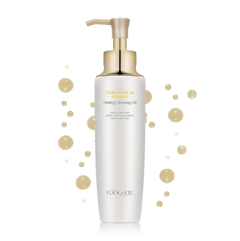 Isa Knox Turnover 28 Advanced (Cleansing Oil, 6.1fl oz) - Makeup Remover Cleansing Oil without Residue by LG Beauty. Gently Melt & Remove Impurities and Heavy Makeup.