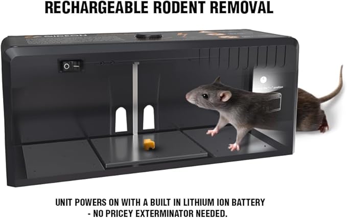 Eliminator Mouse Trap & Rat Trap-Electric Mouse Traps Indoor for Home- Humane pest Control Traps for Mice- No Touch, Reusable Rat Zapper Rodent Killer
