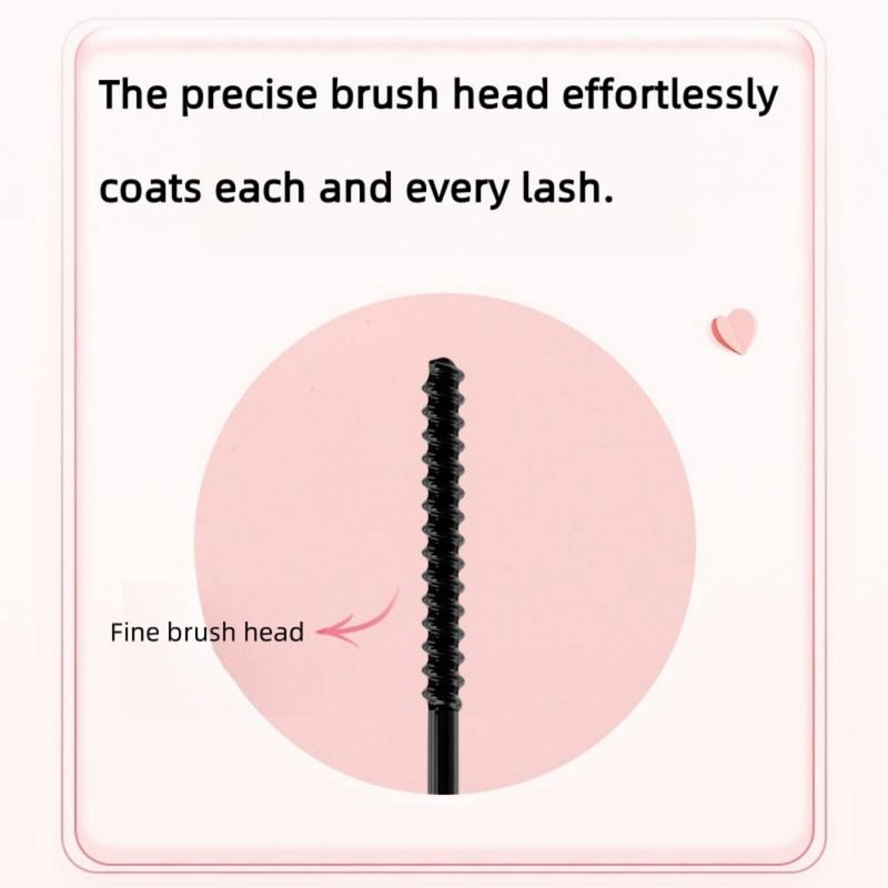 Waterproof Mascara for Tiny & Lower Lashes – Small Precision Brush, Volumizing Black Formula, No Clumping, Smudge & Humidity Resistant, All-Day Wear, Hypoallergenic Eye Makeup Gift， Black (1 Pc)