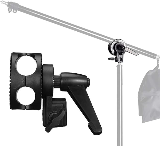 SUPON Grip Swivel Head Clamp Holder Bracket Adapter for Light Stand, Extension Boom Arm,Reflector Arm Support and Other Photographic Equipment