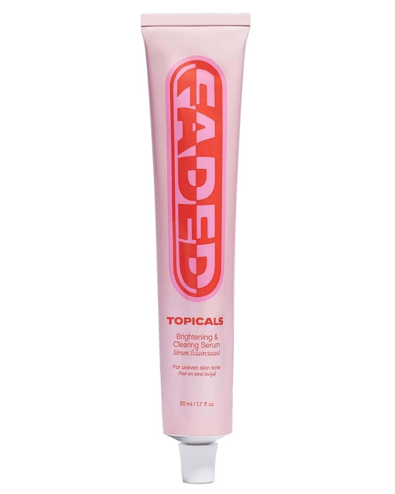 Topicals Faded Brightening Serum - Reduces Discoloration & Scars | Kojic Acid & Niacinamide | 1.7 Fl Oz