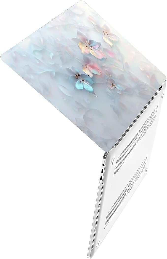 COTAIL Compatible with MacBook Air 13.3 13.6 Inch Case 2022 2021 2020 2019 Plastic Hard Shell Case Cover,13.3 Air (A1932/A2179/A2337), Floral