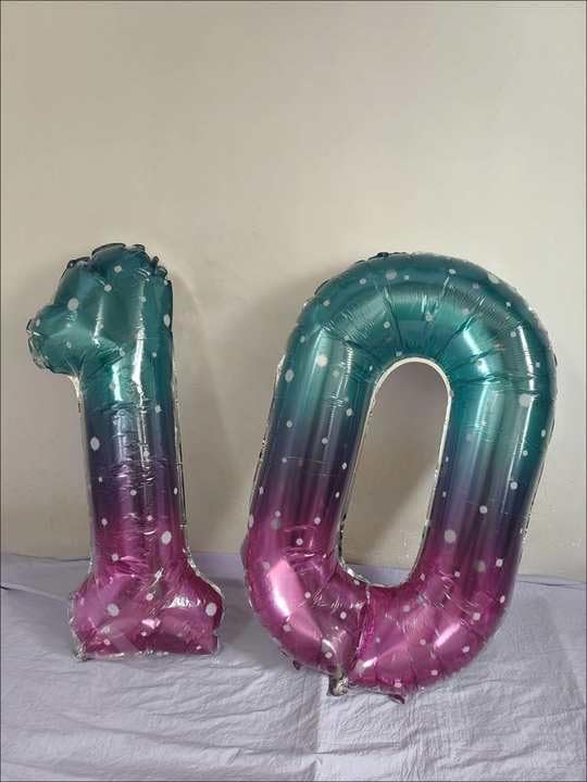 Starry Sky 40-Inch Number 3 Balloon - Perfect for 3rd Birthday Celebrations | Ideal for Kids & Adults