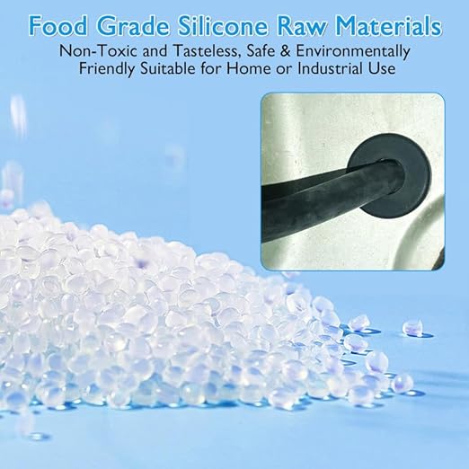 BOPOREAE 15 Pcs 5/8" Drill Hole, 1/4" ID Silicone Rubber Grommets for Wiring, Automotive Firewall Hole Plug, Small Top Hat Metal Wall Drywall Grommets for Vinyl Tubing in Hydroponic Irrigation System