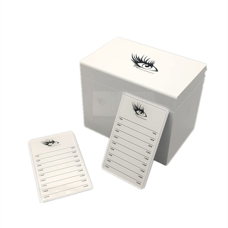 May healthbeauty 10 Layers Acrylic Eyelash Storage Box, Makeup Organizer False Eyelashes Glue Pallet Holder Grafting Extension Close-Packed Display
