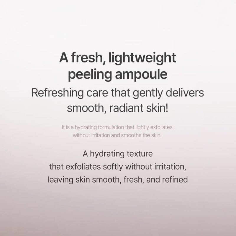 mixsoon Peeling Ampoule - Black rice exfoliant, Gentle Exfoliating Serum for Smooth, Radiant Skin, Dead Skin Cells Remover 100ml / 3.38 fl.oz. Korean Glass Skin Care