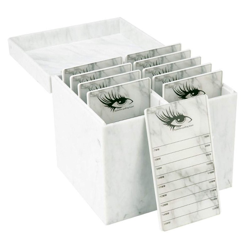 Aufbewahrungsbox für Wimpern aus Acryl, 10 Schichten