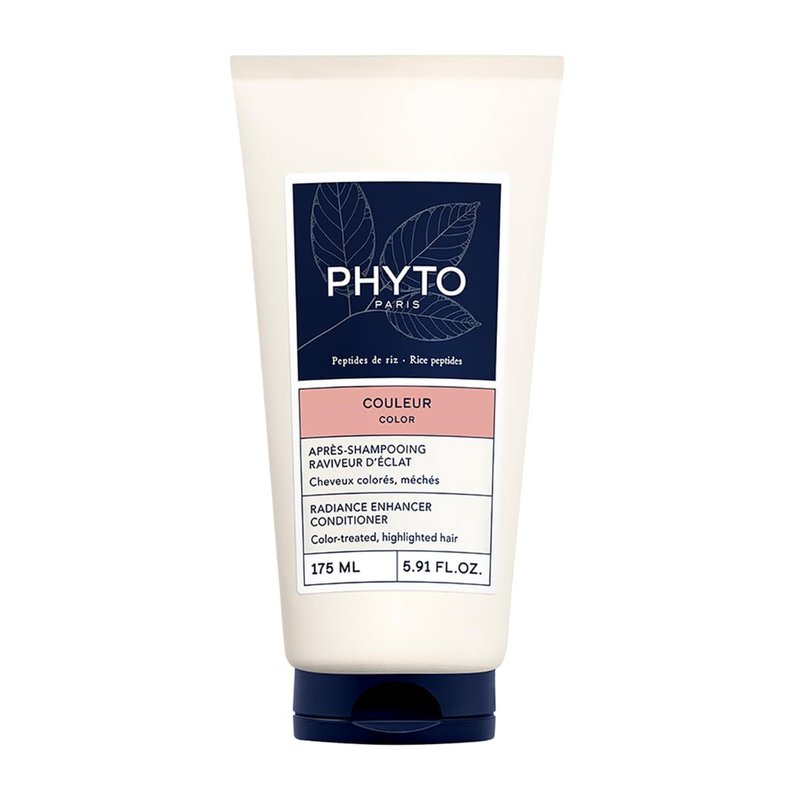 PHYTO Color Radiance Conditioner for Color-Treated Hair | Vegan, Sulfate-Free, Silicone-Free | Detangles & Revives Shine | Made in France | 5.91 fl oz