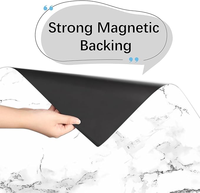 Dishwasher Magnet Cover White Marble Black Texture Reusable Dishwasher Magnetic Cover Sticker Decorative Dish Washer Door Cover Panel for Home Kitcen Appliance, 21x26 in