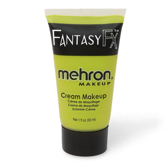 **Mehron Makeup Fantasy FX Cream - Ogre Green Face & Body Paint for Halloween | 1 fl oz (30ml)**
