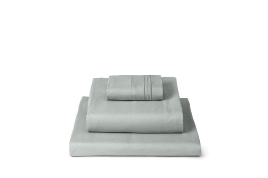 Mellanni Twin Sheets Set - 3 PC Iconic Collection Bedding - Hotel Luxury, Extra Soft, Cooling Bed Sheets - Wrinkle, Fade, Stain Resistant (Twin, Spa Mint)