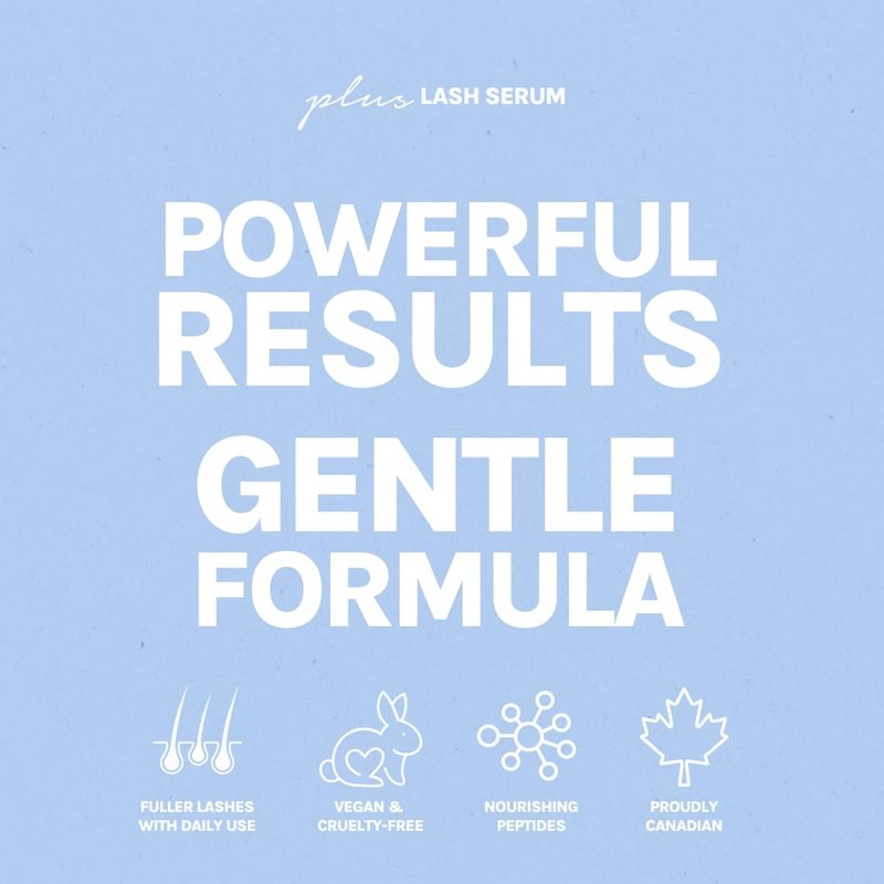 Revive7 Plus Revitalizing Lash Growth Serum for Eyelash Thickness - Serum Brow Enhancer Eyebrow - Lash Enhanced Formula for Longer, Full and Thicker Natural Eyelash, Made in Canada (3 ml)