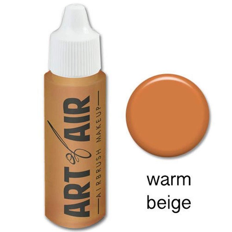 Art of Air 4pc MEDIUM complexion Professional Airbrush Cosmetic Makeup Set 1/2 oz bottles
