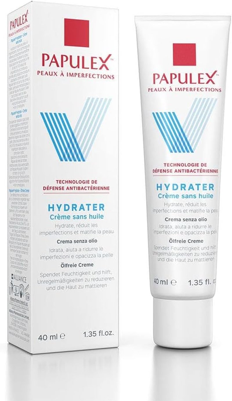 Papulex Oil-Free Cream 40ml | Acne Treatment Moisturizer for Clear Skin