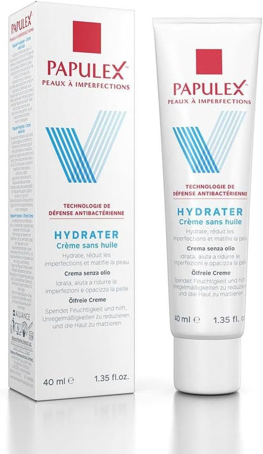 Papulex Oil-Free Cream 40ml | Acne Treatment Moisturizer for Clear Skin