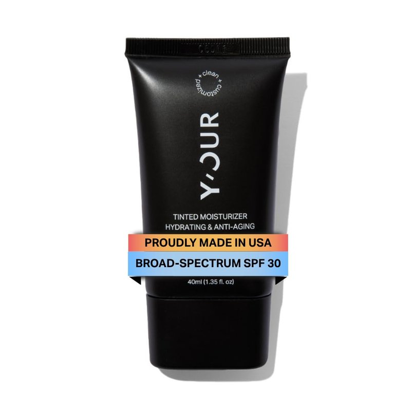 Y'OUR Tinted Moisturizer SPF 30 - Anti-Aging Hydrating BB Cream for All Skin Types | 1.35 oz (Light)