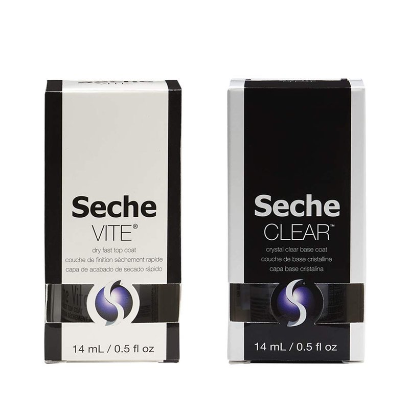Seche Clear Vite - Base Coat & Top Coat for Long-Lasting Nail Polish | Quick-Dry Formula
