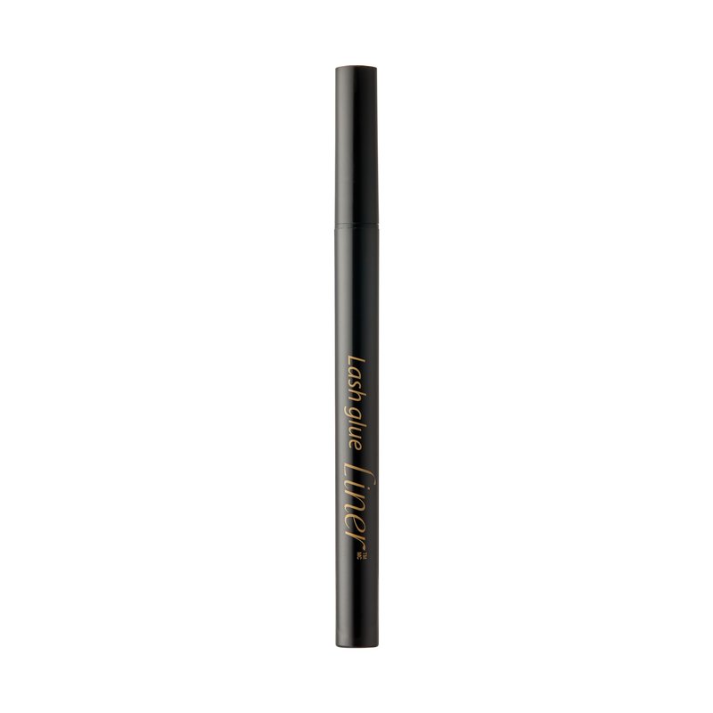 KISS Lash GLUEliner, Matte Finish, Foolproof Easy Touch-Up False Eyelash Glue and Eyeliner, Two in One Liner and Lash Glue, Black, 0.7 mL, 0.02 fl. oz. (Pack of 2)