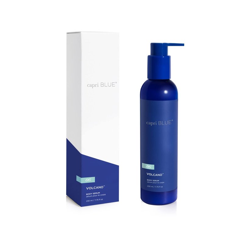 Capri Blue Body Serum â Body Hydrating Serum with Sodium Hyaluronate, Argan Oil & Jojoba Oil â Cruelty Free Lightweight Skin Moisturizer for Dry Skin (Volcano, 7.75 fl oz)