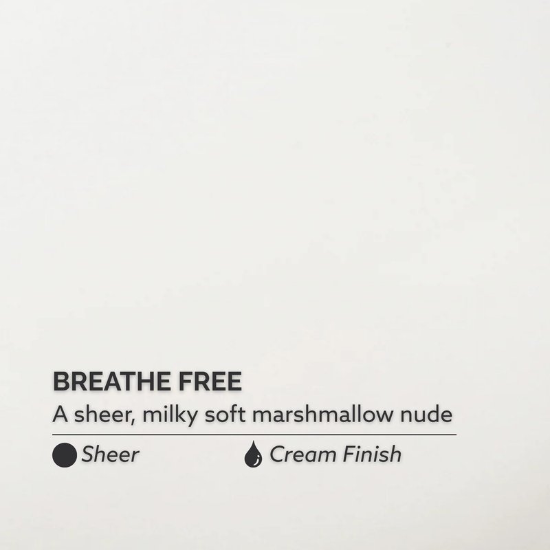 Dazzle Dry Nail Lacquer (Step 3) - Breathe Free - A sheer, milky soft marshmallow nude. Sheer cream. (0.5 fl oz)