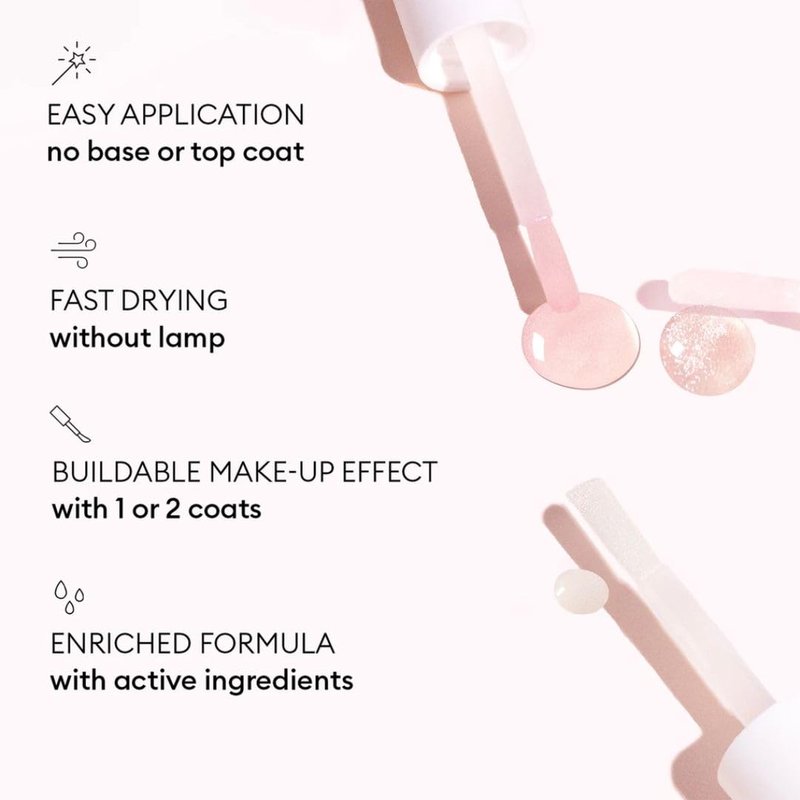 Manucurist Active Bright All in One Nail Perfector: Brightening Care Nail Polish - No Lamp - Vegan & Made in France - White Nail Polish - Nail Strengthener - Gifts for Women