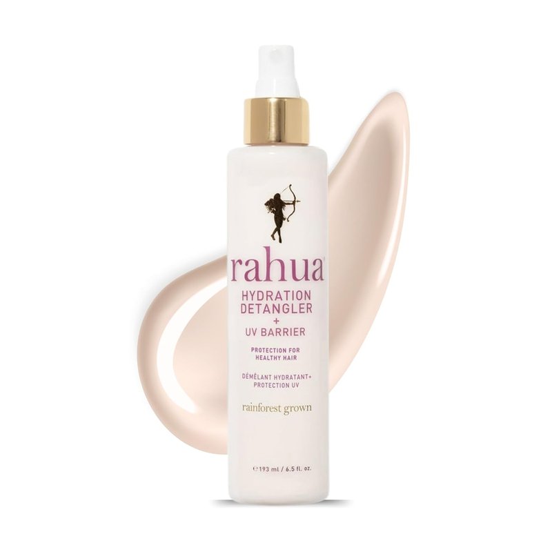 Rahua Hydration Detangler - UV Barrier Leave-In Spray for All Hair Types | Vegan Anti-Frizz Mist with Morete Oil - 6.5 Fl Oz
