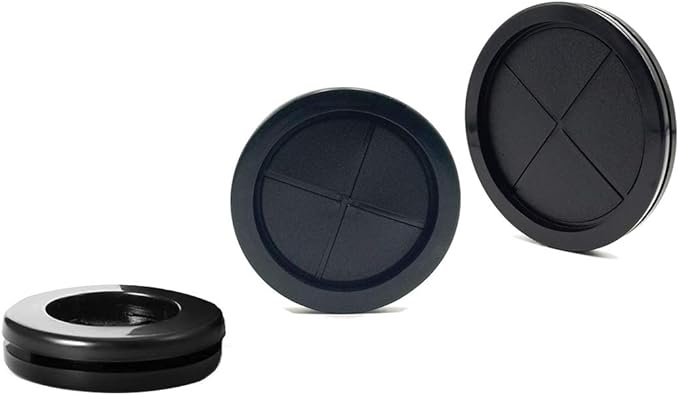 Rubber Grommet,2-1/8"ID 2-1/2"Drill Hole,Hole Grommets,Rubber Hole Plug,Synthetic Rubber Grommets Wire Protection Firewall Hole Plug, Round