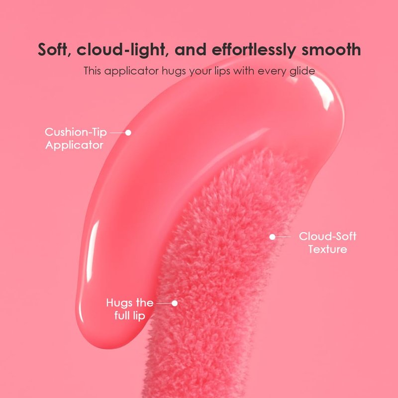 glowiest Dream Glow Tinted Lip Oil ; 3-in-1 Formula: Lip Gloss with a high shine finish, Non-sticky Long Lasting | Korean Plumped Tinted Lip Oil - 0.19 fl. oz. 5.7 ml (004 ROSEWOOD, Original)