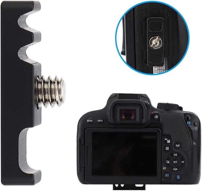 Oumij1 Camera Cage Cable Clamp - Portable Cage Fitting Wire Clip - Accessories Fixed Clip - 1/4 Inch Universal Lightweight Mounting