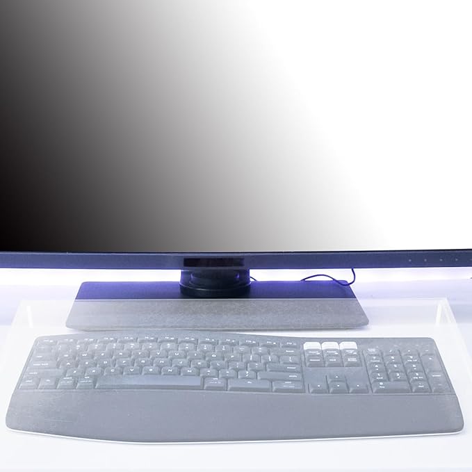 ABOOFAN Clear Acrylic Keyboard Dust Cover, Anti-Cat Waterproof Protective Case for Laptop & Mechanical Keyboards 15.74x10.43 Inch