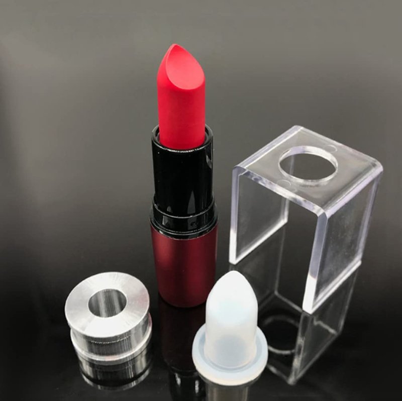 3 Pack 12.1mm Silicone Lipstick Molds, Easy Demold, Food Grade for DIY Lip Balm