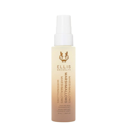 Ellis Brooklyn MARSHMALLOWS Fragrance Mist - Gourmand Perfume Mist with Marshmallow, Caramel Accord, & Milky Musks, Vegan Perfume Made In The USA, 50ml 1.7 Fl Oz