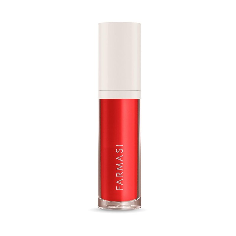 FARMASi Tinted Lip Plumper - Hydrating Plumping Lip Gloss for Fuller, Youthful Lips | Fiery Color